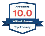 Avvo Rating 10.0 William B. Gammon Top Attorney